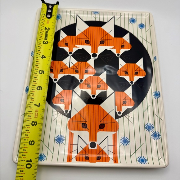 Charley Harper West Elm Foxsimilies Fox Tray MCM - Picture 5 of 8